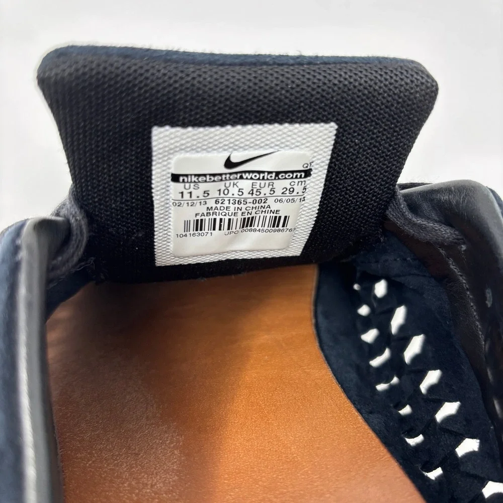 Nike Mayfly QS Woven Black Suede Breathable Lightweight Shoe Sneakers 621365-002